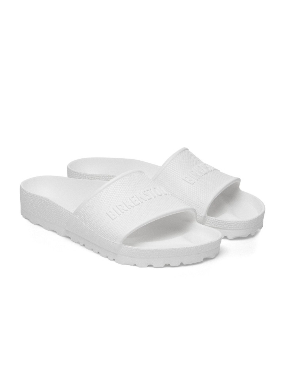 Birkenstock White EVA Slide Sandals - Women's Lightweight Pool Slides